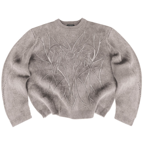 TRICOT « COEUR » - Beige (M)